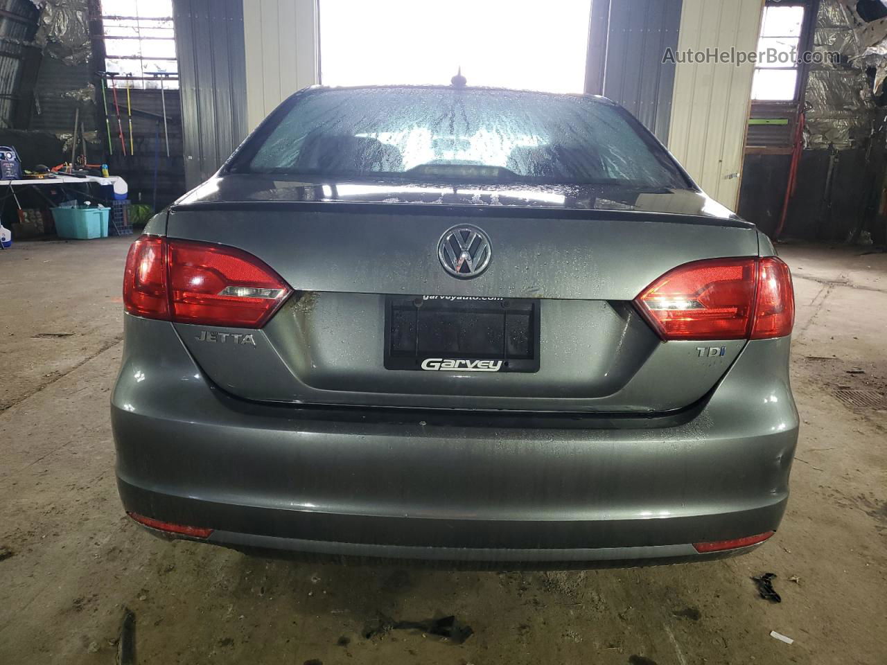 2012 Volkswagen Jetta Tdi Серый vin: 3VWLL7AJ7CM390971