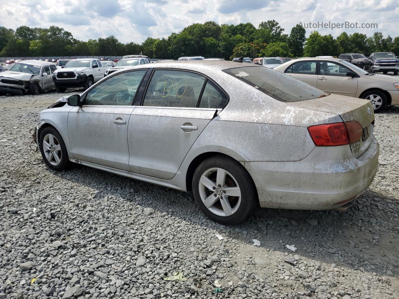 2013 Volkswagen Jetta Tdi Silver vin: 3VWLL7AJ7DM279807