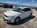 2013 Volkswagen Jetta Tdi White vin: 3VWLL7AJ7DM357860