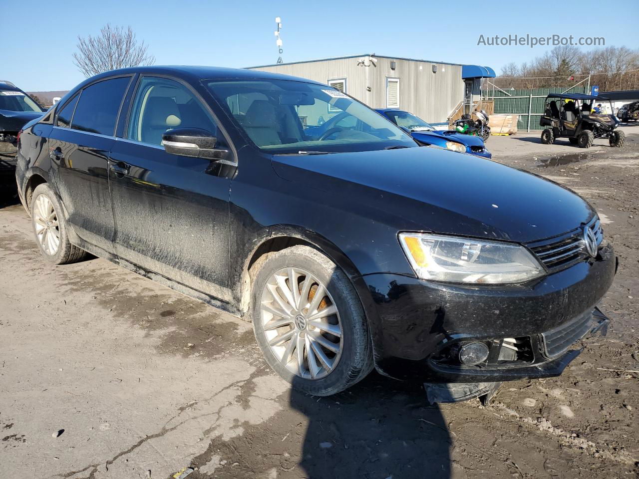 2013 Volkswagen Jetta Tdi Черный vin: 3VWLL7AJ7DM391958