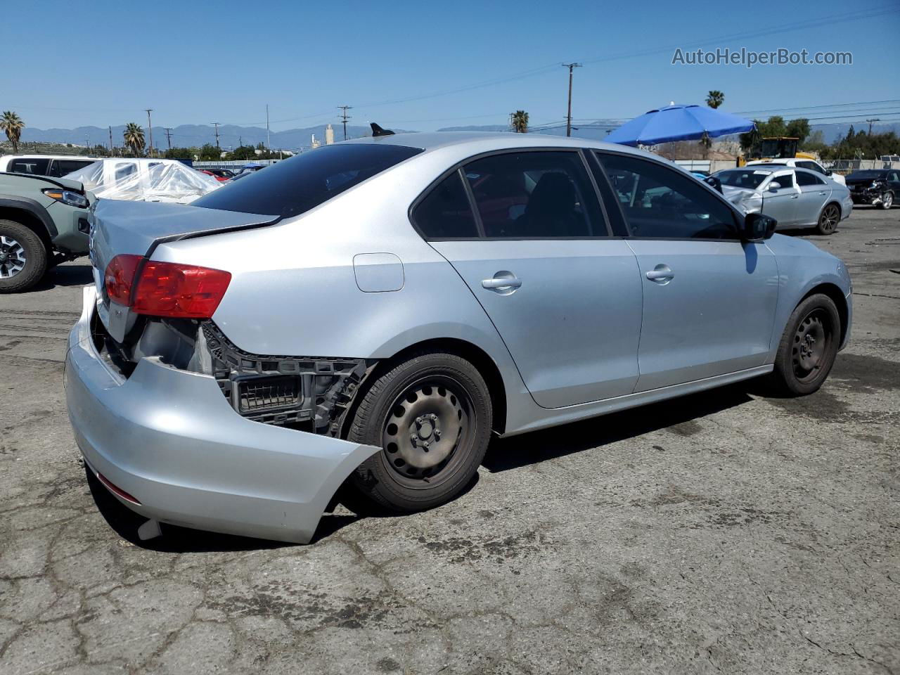 2014 Volkswagen Jetta Tdi Silver vin: 3VWLL7AJ7EM292705