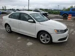 2012 Volkswagen Jetta Tdi White vin: 3VWLL7AJ8CM310609