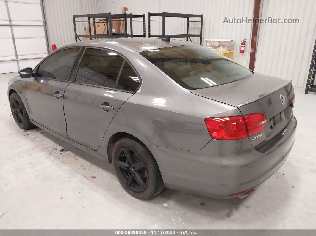 2012 Volkswagen Jetta 2.0l Tdi Gray vin: 3VWLL7AJ8CM396603