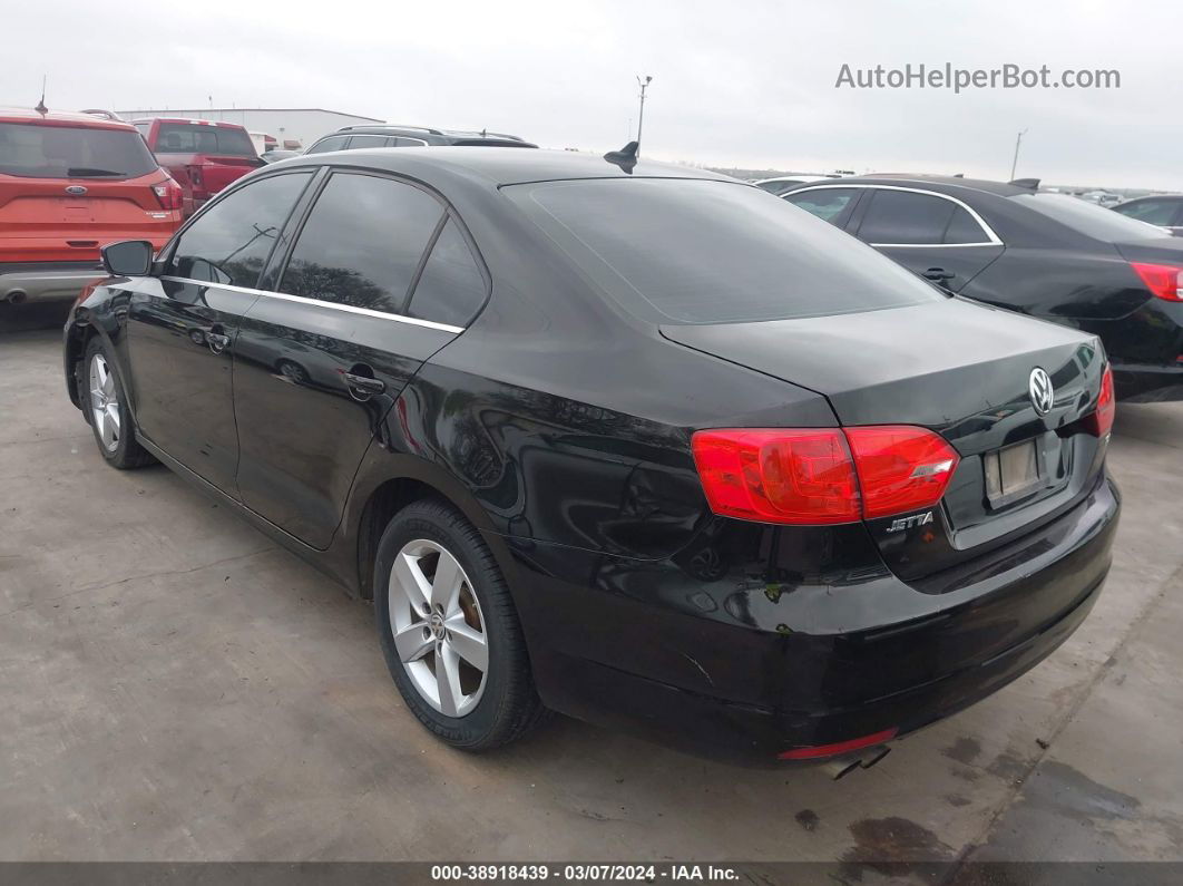 2013 Volkswagen Jetta 2.0l Tdi Black vin: 3VWLL7AJ8DM373775