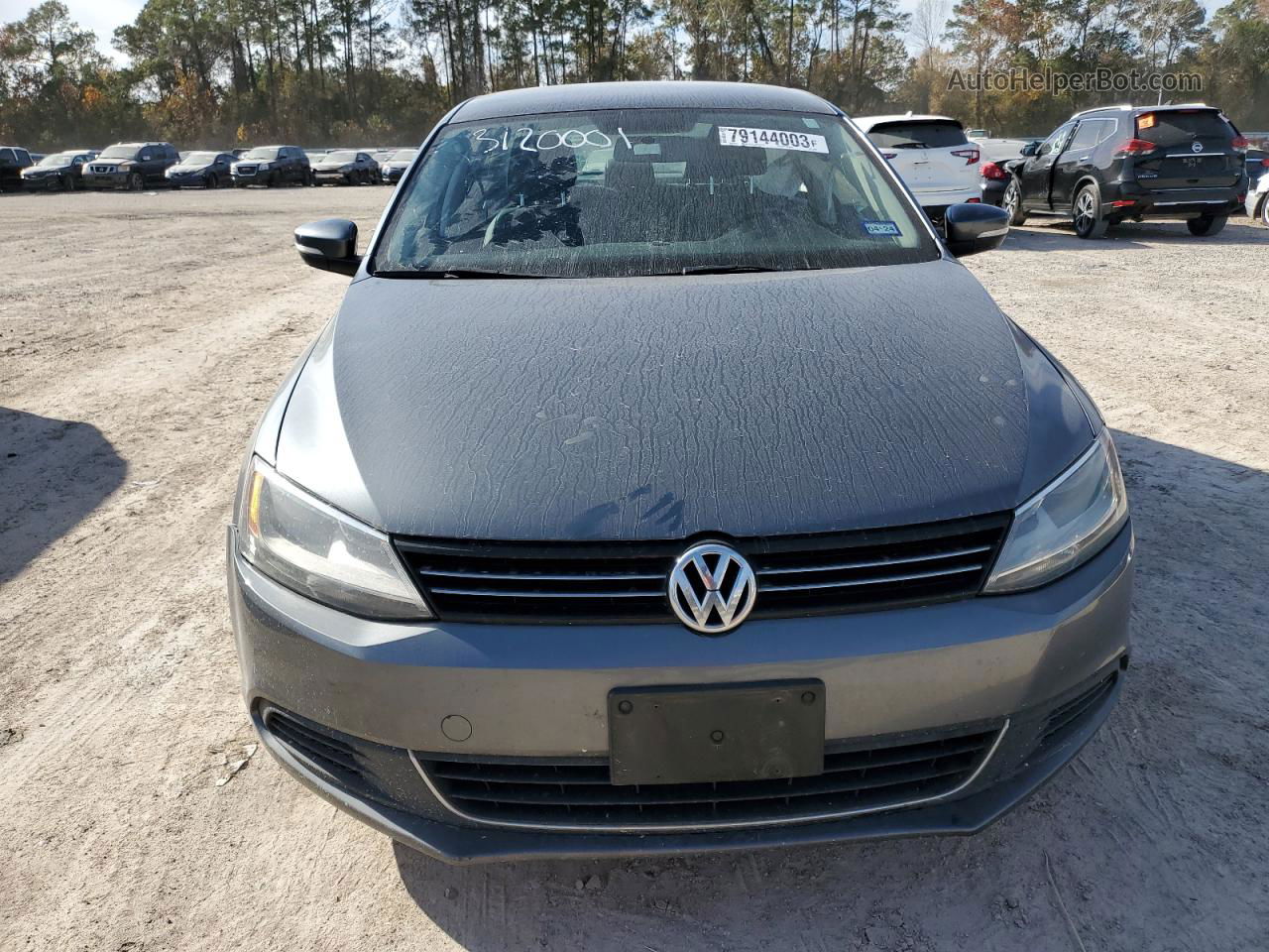 2013 Volkswagen Jetta Tdi Gray vin: 3VWLL7AJ8DM398420