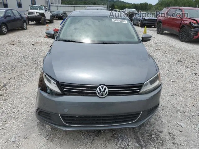 2014 Volkswagen Jetta Tdi Gray vin: 3VWLL7AJ8EM359635