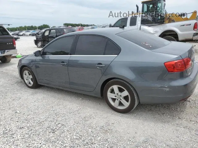 2014 Volkswagen Jetta Tdi Gray vin: 3VWLL7AJ8EM359635