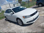 2014 Volkswagen Jetta 2.0l Tdi White vin: 3VWLL7AJ8EM416027