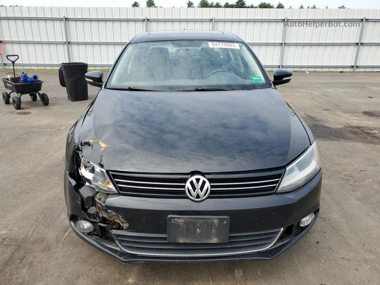 2011 Volkswagen Jetta Tdi Черный vin: 3VWLL7AJ9BM036397