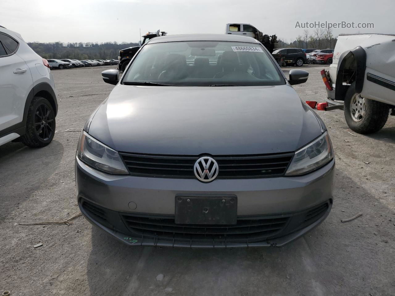 2011 Volkswagen Jetta Tdi Gray vin: 3VWLL7AJ9BM078200