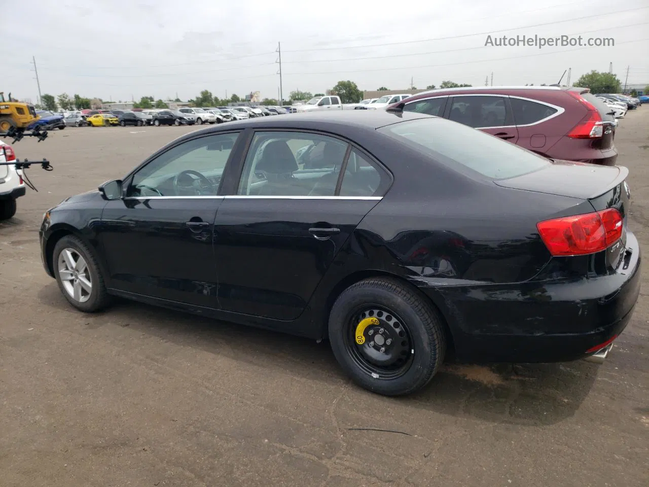 2011 Volkswagen Jetta Tdi Black vin: 3VWLL7AJ9BM123782