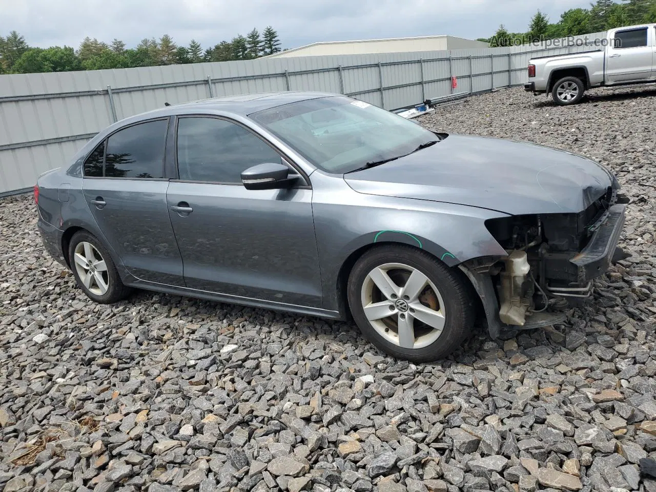 2012 Volkswagen Jetta Tdi Gray vin: 3VWLL7AJ9CM319738