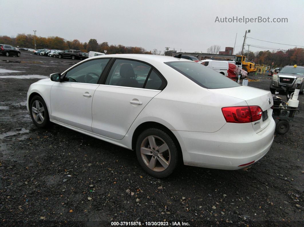 2013 Volkswagen Jetta 2.0l Tdi White vin: 3VWLL7AJ9DM291313