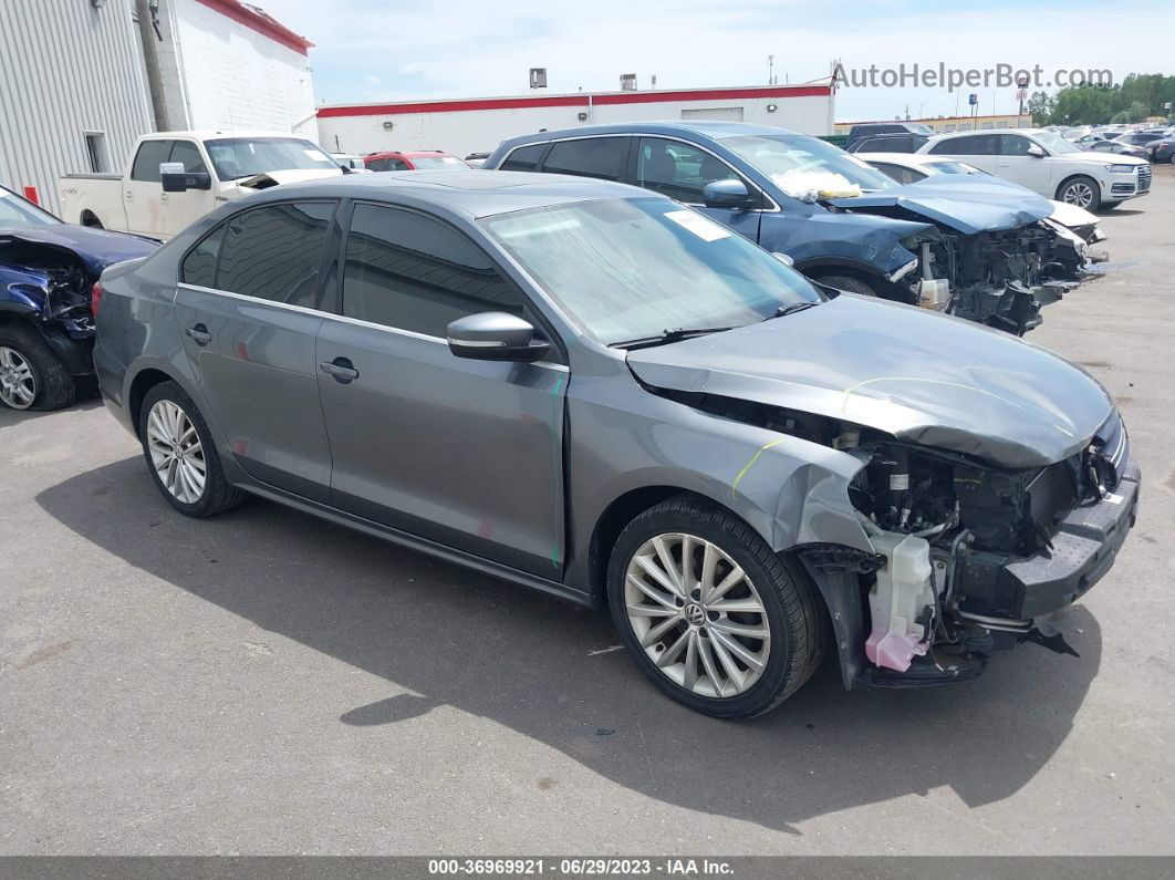 2013 Volkswagen Jetta Sedan Tdi W/premium/nav Gray vin: 3VWLL7AJ9DM306456