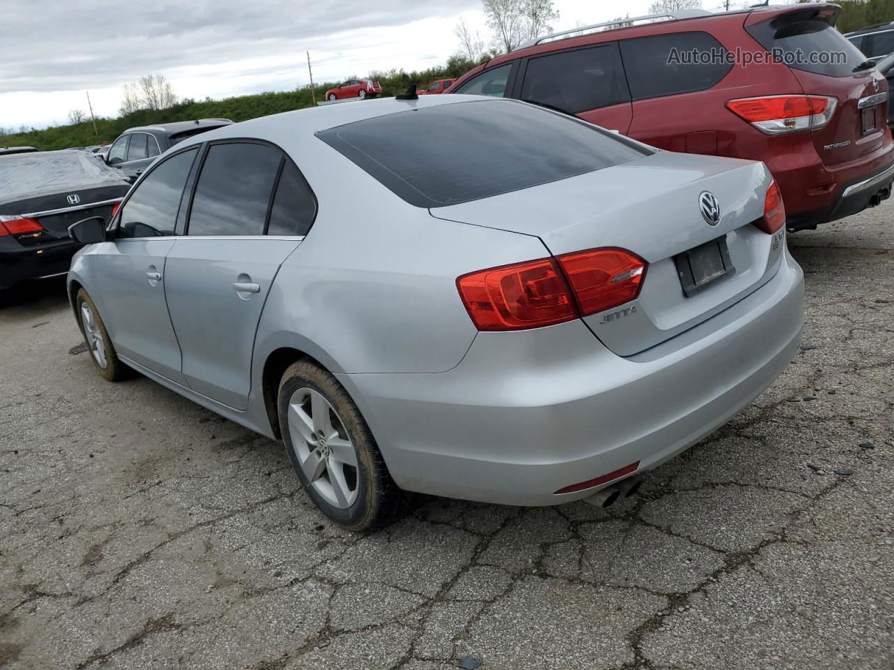 2013 Volkswagen Jetta Tdi Gray vin: 3VWLL7AJ9DM414317