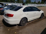 2014 Volkswagen Jetta Tdi White vin: 3VWLL7AJ9EM385855