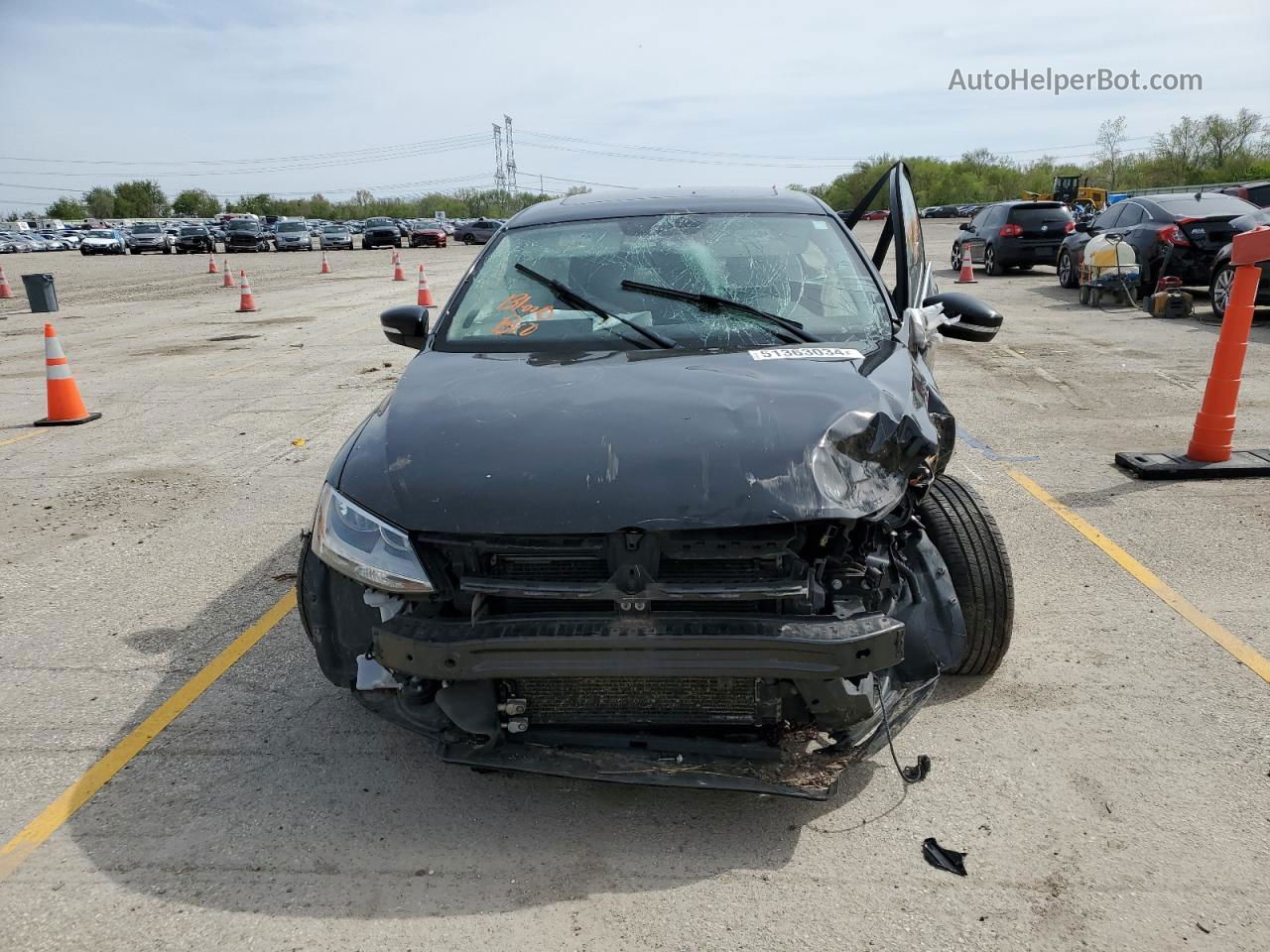 2014 Volkswagen Jetta Tdi Черный vin: 3VWLL7AJ9EM416084