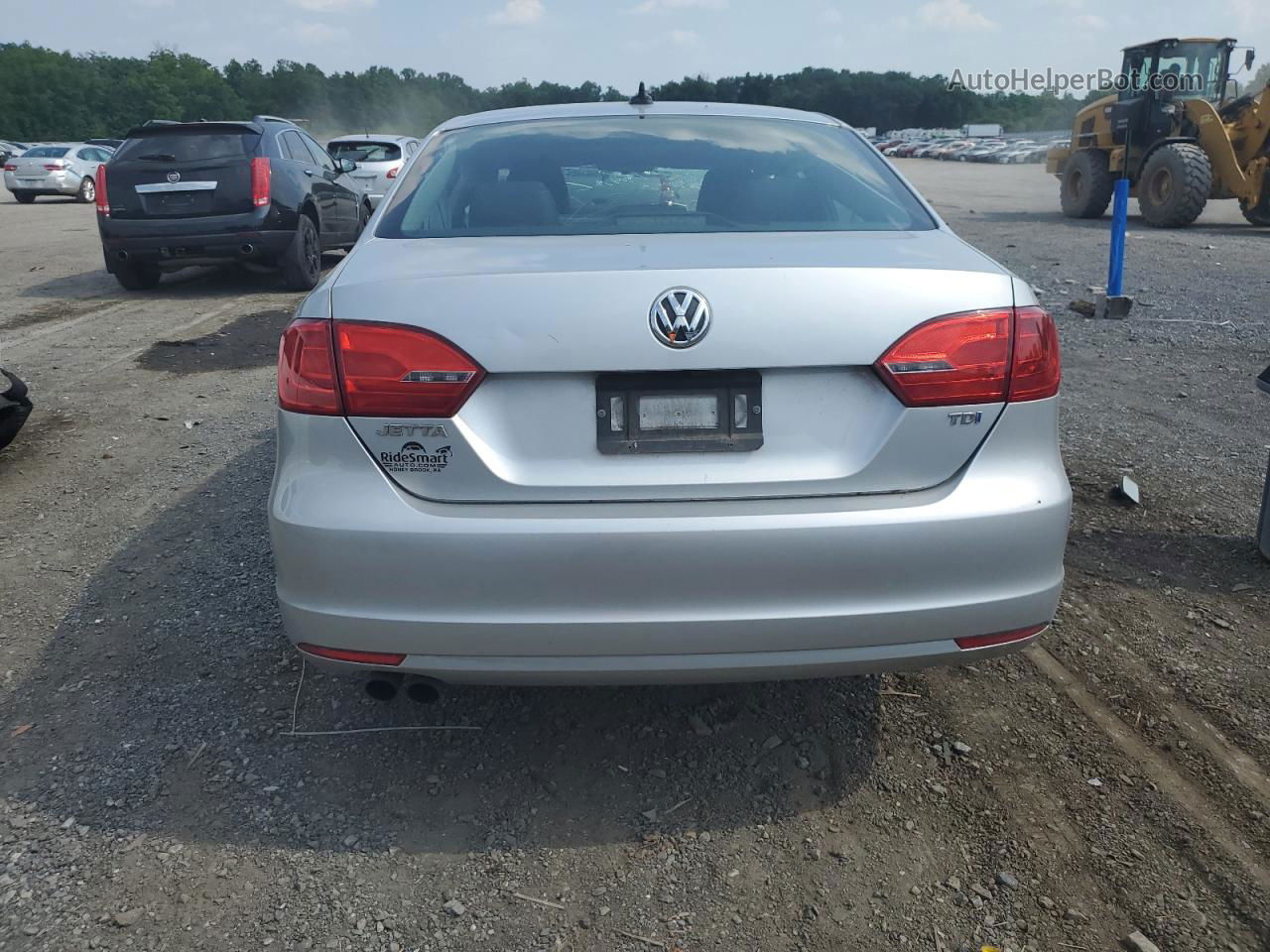 2014 Volkswagen Jetta Tdi Серебряный vin: 3VWLL7AJ9EM424573