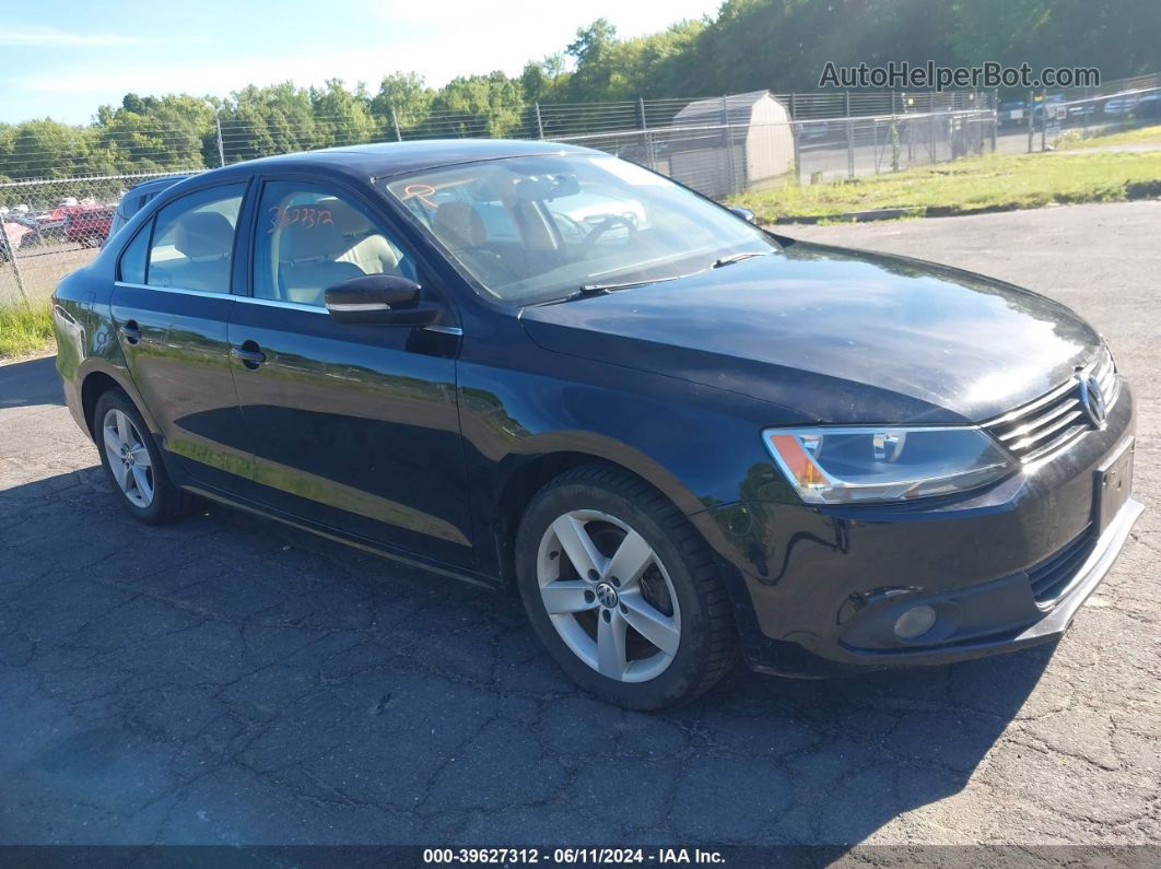 2011 Volkswagen Jetta 2.0l Tdi Black vin: 3VWLL7AJXBM121667