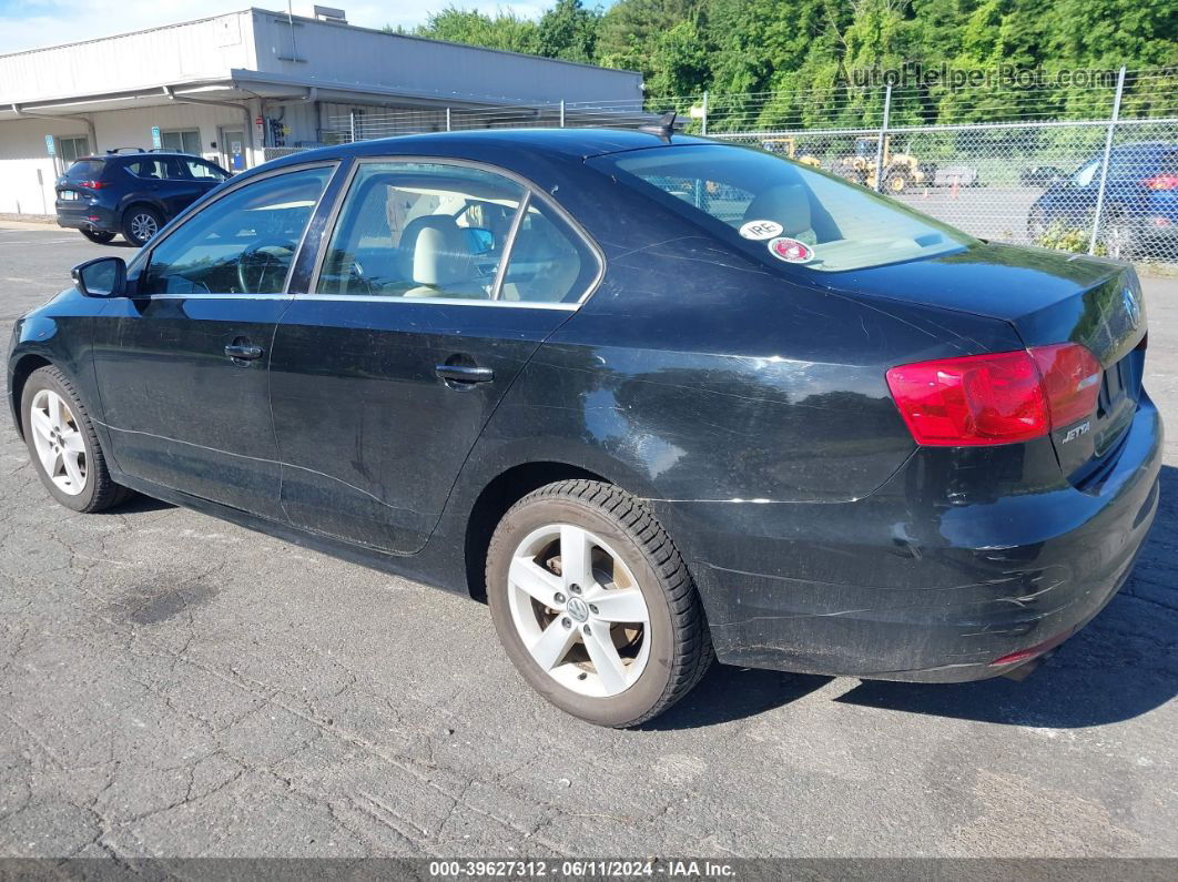 2011 Volkswagen Jetta 2.0l Tdi Black vin: 3VWLL7AJXBM121667