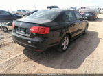 2012 Volkswagen Jetta 2.0l Tdi Black vin: 3VWLL7AJXCM002535