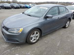 2012 Volkswagen Jetta Tdi Gray vin: 3VWLL7AJXCM396263