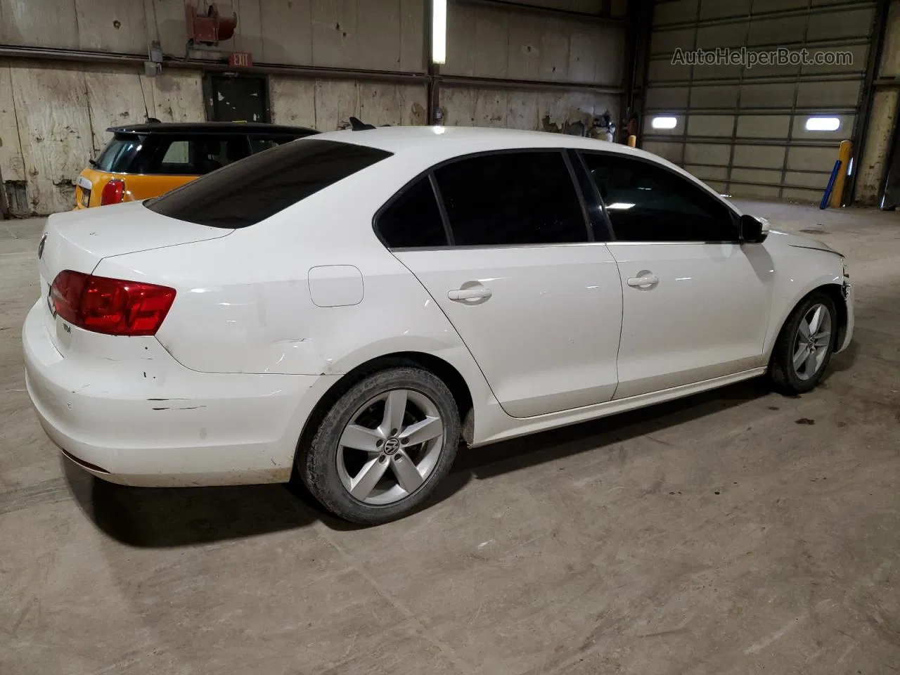 2013 Volkswagen Jetta Tdi White vin: 3VWLL7AJXDM205572