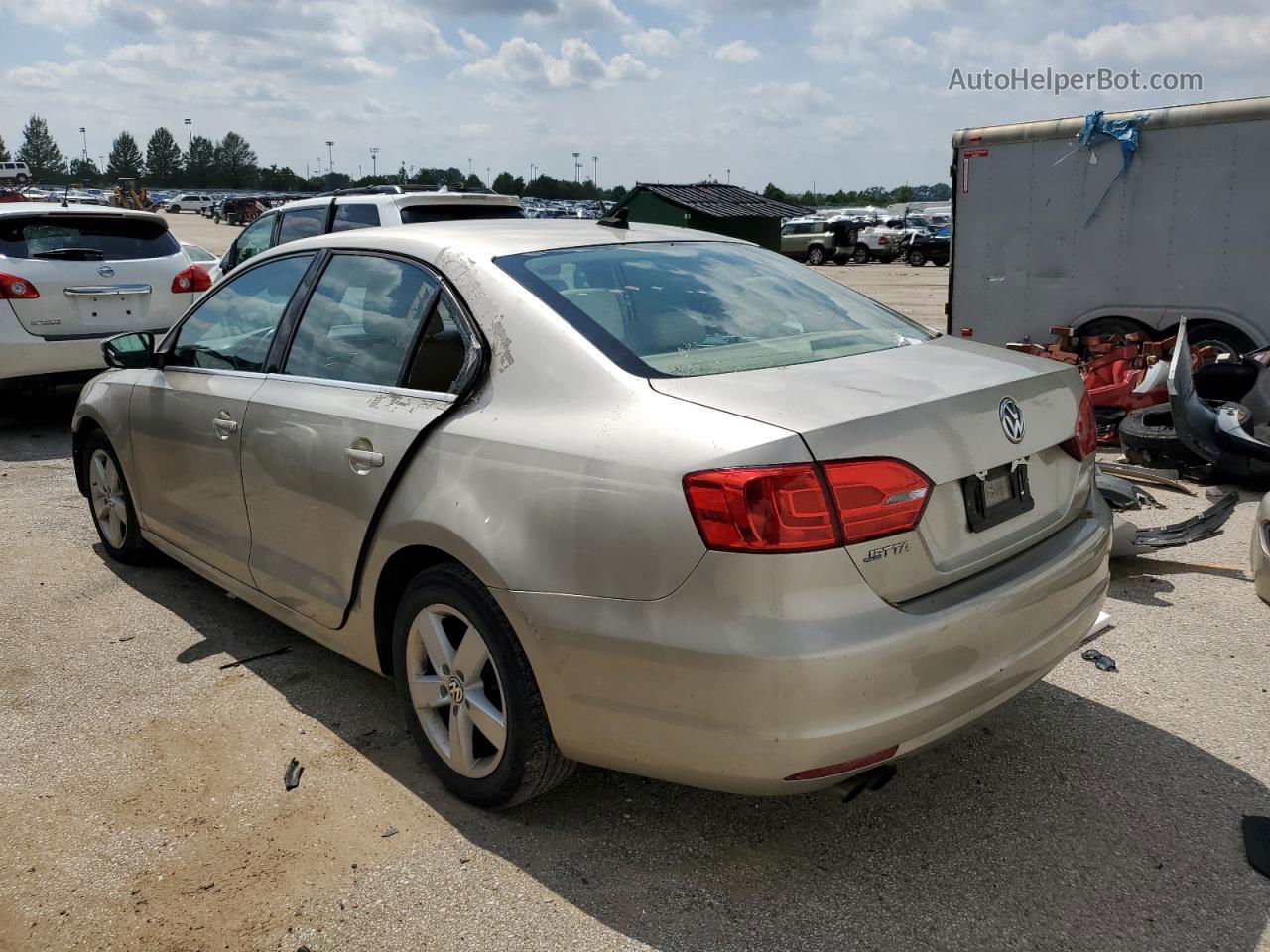 2013 Volkswagen Jetta Tdi Gray vin: 3VWLL7AJXDM212442