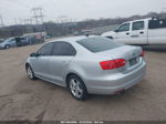 2013 Volkswagen Jetta 2.0l Tdi Silver vin: 3VWLL7AJXDM351390