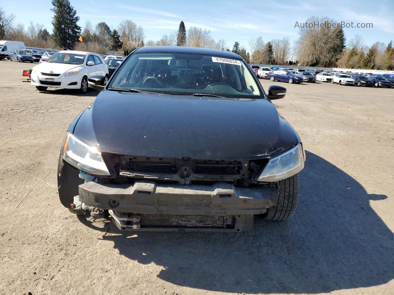 2013 Volkswagen Jetta Tdi Black vin: 3VWLL7AJXDM429649