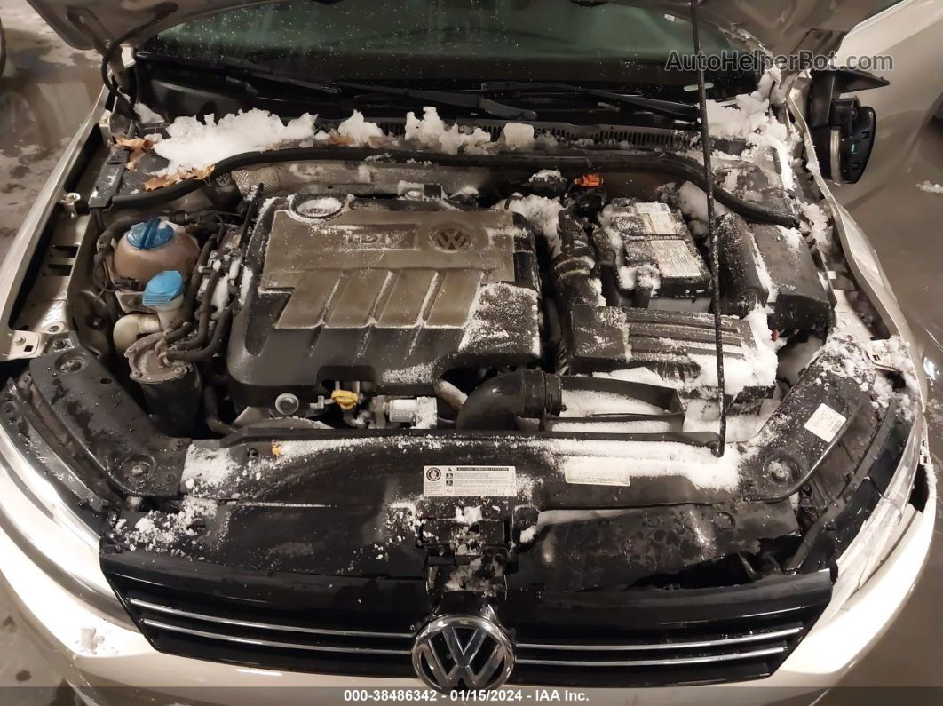 2014 Volkswagen Jetta 2.0l Tdi Золотой vin: 3VWLL7AJXEM288762