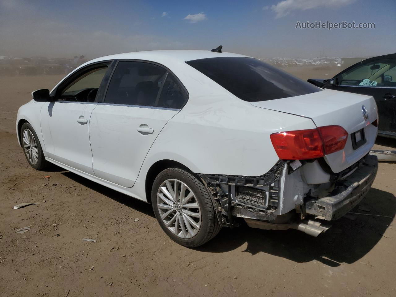 2014 Volkswagen Jetta Tdi White vin: 3VWLL7AJXEM331464