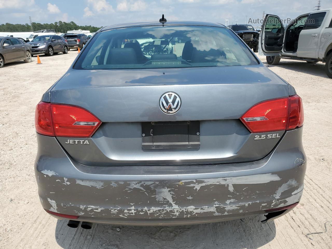 2012 Volkswagen Jetta Sel Gray vin: 3VWLP7AJ0CM314531