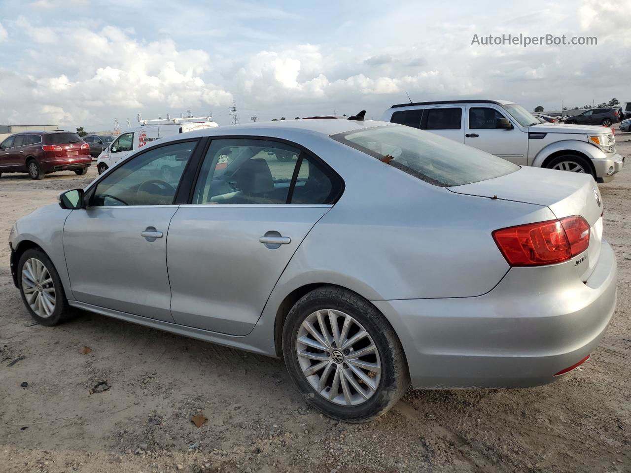 2012 Volkswagen Jetta Sel Silver vin: 3VWLP7AJ0CM399225