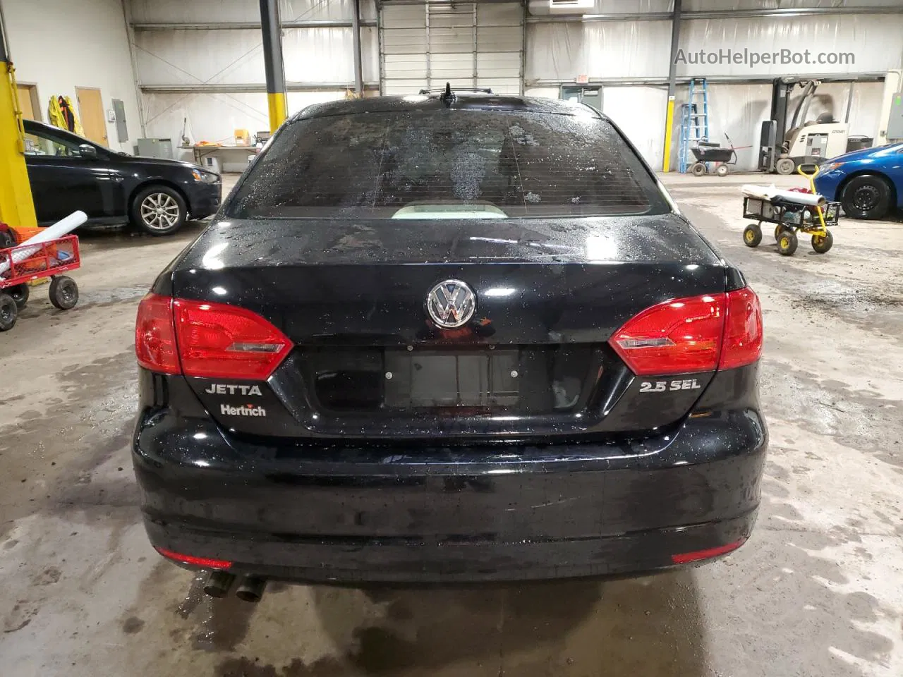 2013 Volkswagen Jetta Sel Black vin: 3VWLP7AJ0DM402366