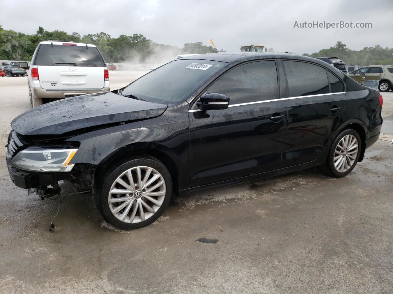 2012 Volkswagen Jetta Sel Black vin: 3VWLP7AJ4CM410422