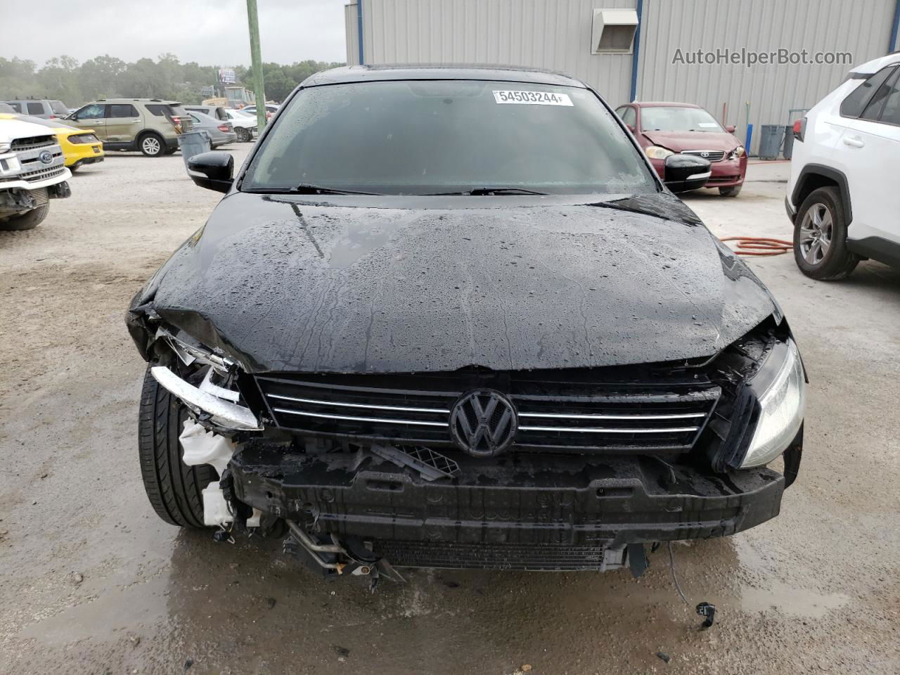 2012 Volkswagen Jetta Sel Black vin: 3VWLP7AJ4CM410422