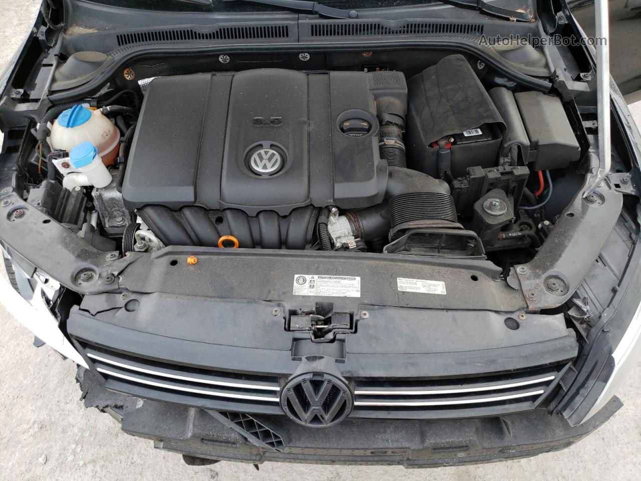 2012 Volkswagen Jetta Sel Черный vin: 3VWLP7AJ4CM410422