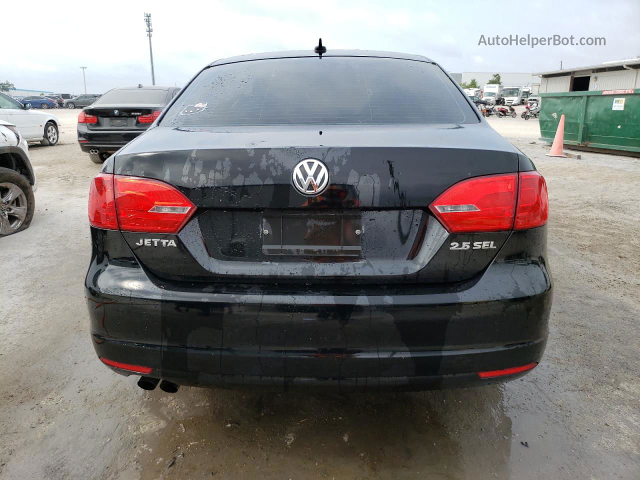 2012 Volkswagen Jetta Sel Черный vin: 3VWLP7AJ4CM410422