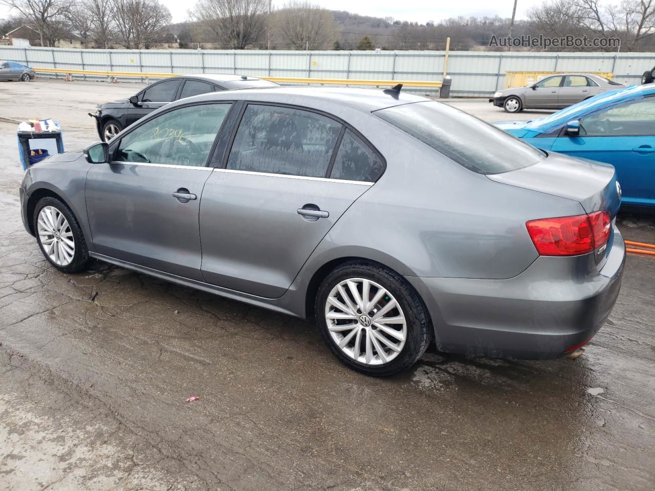 2012 Volkswagen Jetta Sel Gray vin: 3VWLP7AJ5CM393467