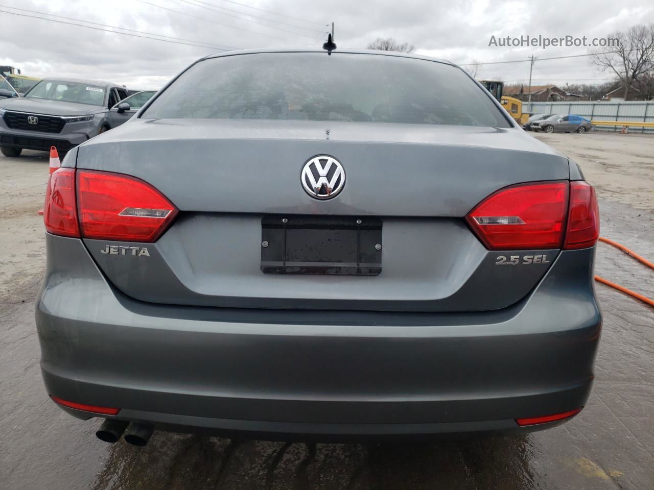 2012 Volkswagen Jetta Sel Gray vin: 3VWLP7AJ5CM393467