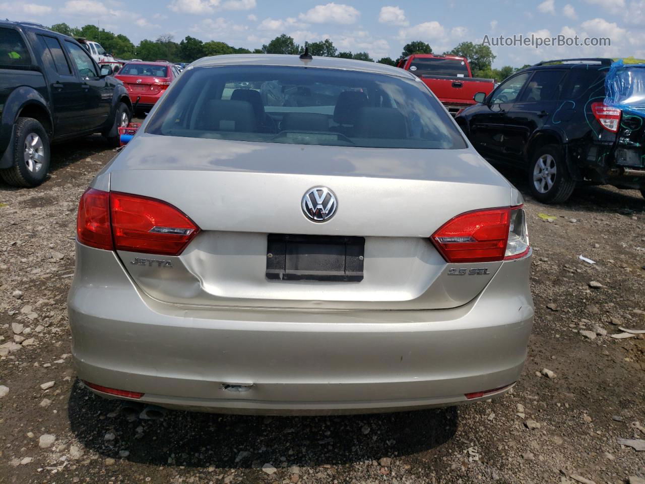 2013 Volkswagen Jetta Sel Tan vin: 3VWLP7AJ5DM236300