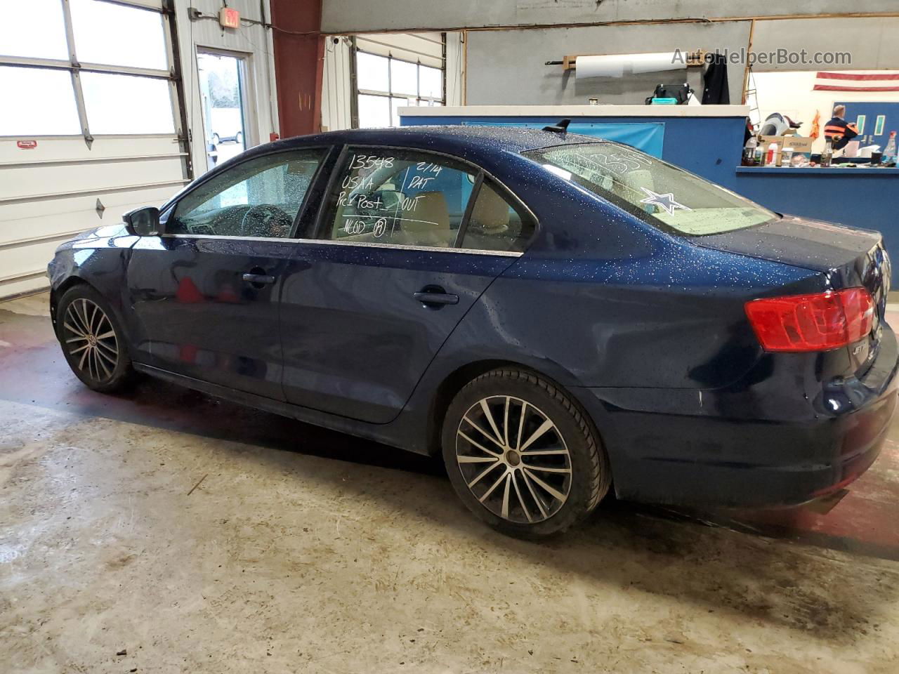 2012 Volkswagen Jetta Sel Blue vin: 3VWLP7AJ6CM423852