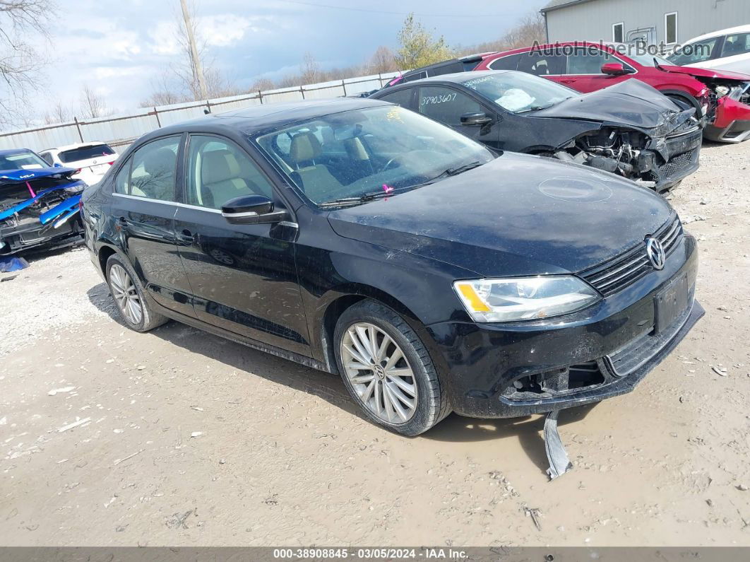 2013 Volkswagen Jetta 2.5l Sel Black vin: 3VWLP7AJ6DM251520