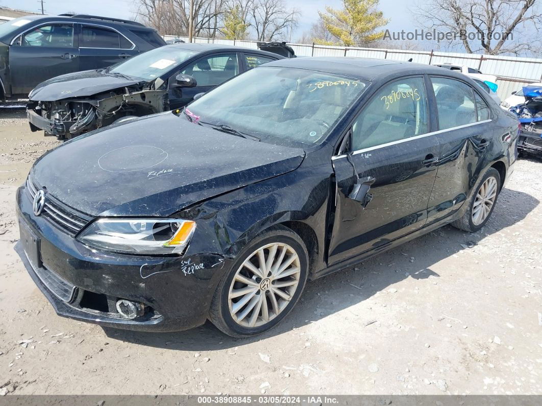 2013 Volkswagen Jetta 2.5l Sel Black vin: 3VWLP7AJ6DM251520