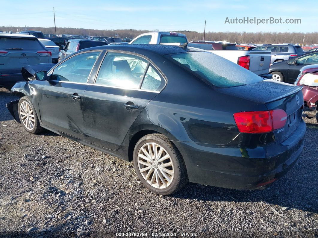 2013 Volkswagen Jetta 2.5l Sel Черный vin: 3VWLP7AJ6DM449367