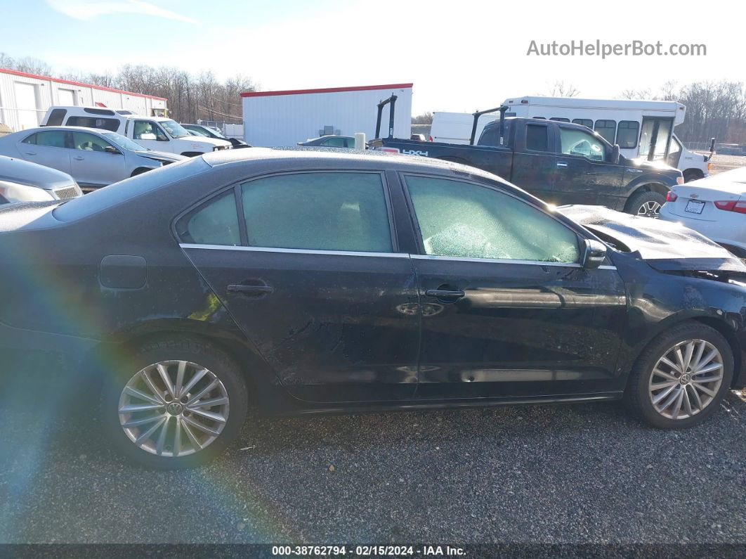 2013 Volkswagen Jetta 2.5l Sel Черный vin: 3VWLP7AJ6DM449367