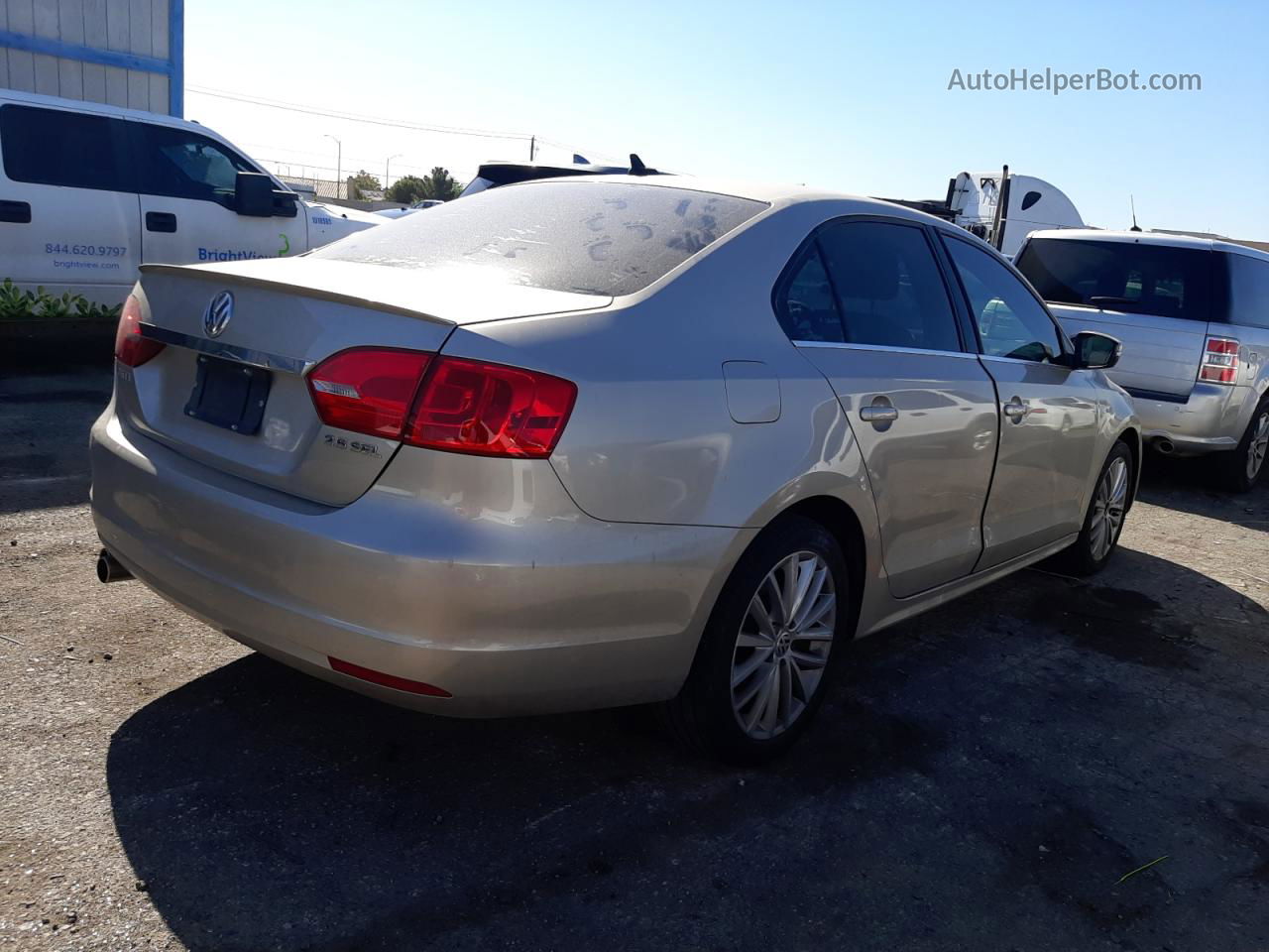 2013 Volkswagen Jetta Sel Tan vin: 3VWLP7AJ7DM202584