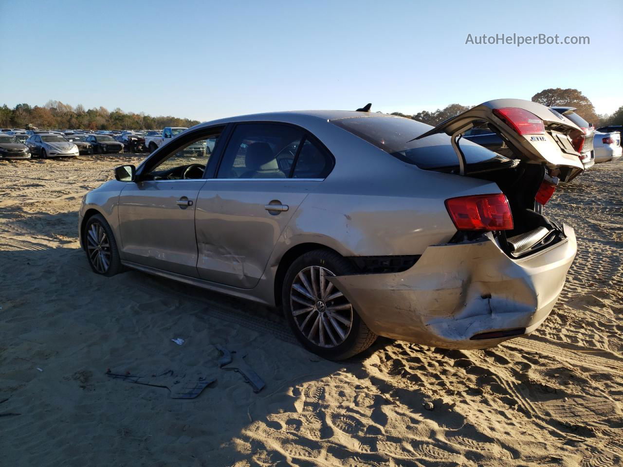 2013 Volkswagen Jetta Sel Серебряный vin: 3VWLP7AJ8DM238395