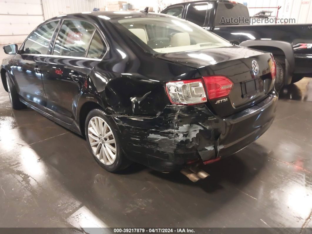 2013 Volkswagen Jetta 2.5l Sel Black vin: 3VWLP7AJ9DM394932